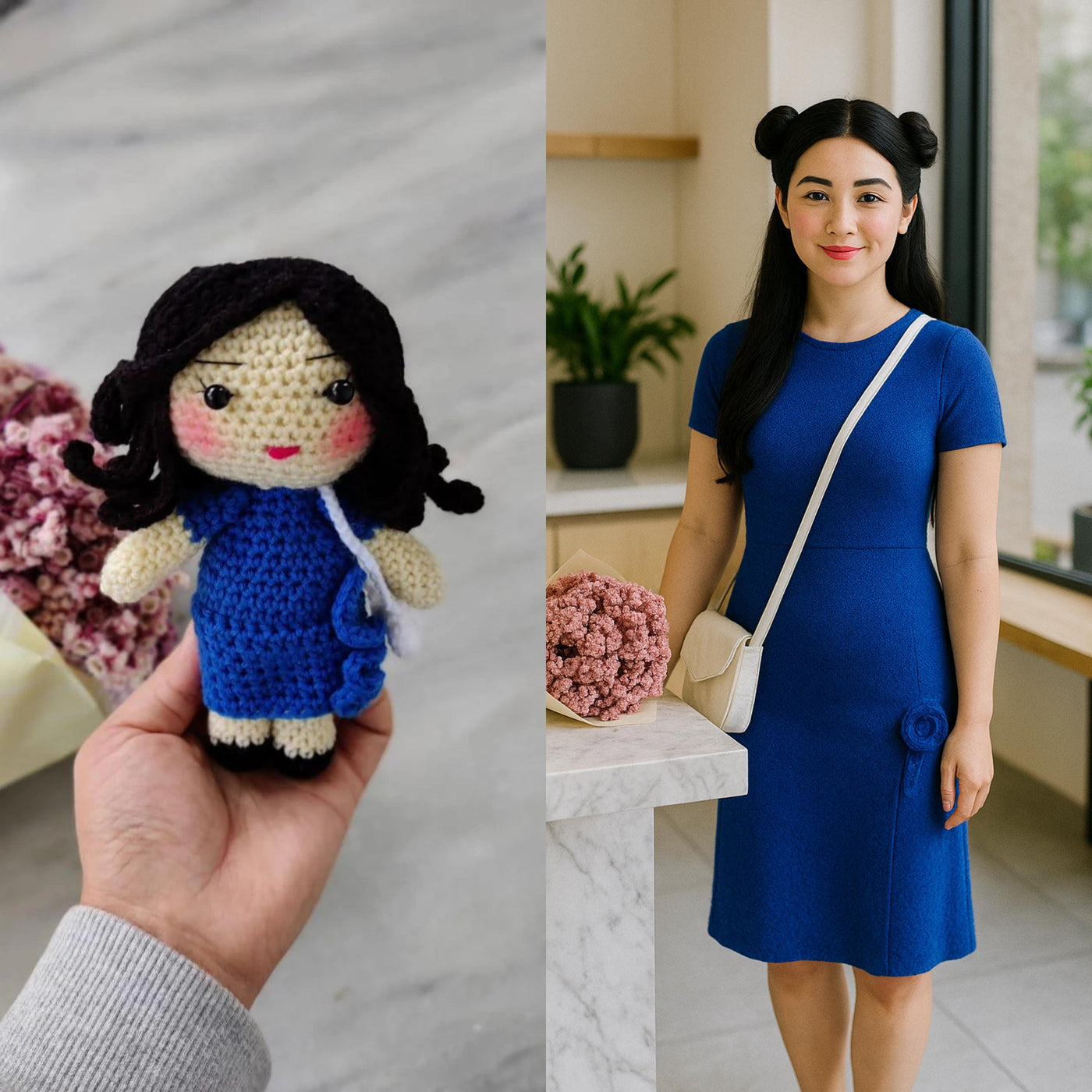 Handmade Custom Crochet Doll