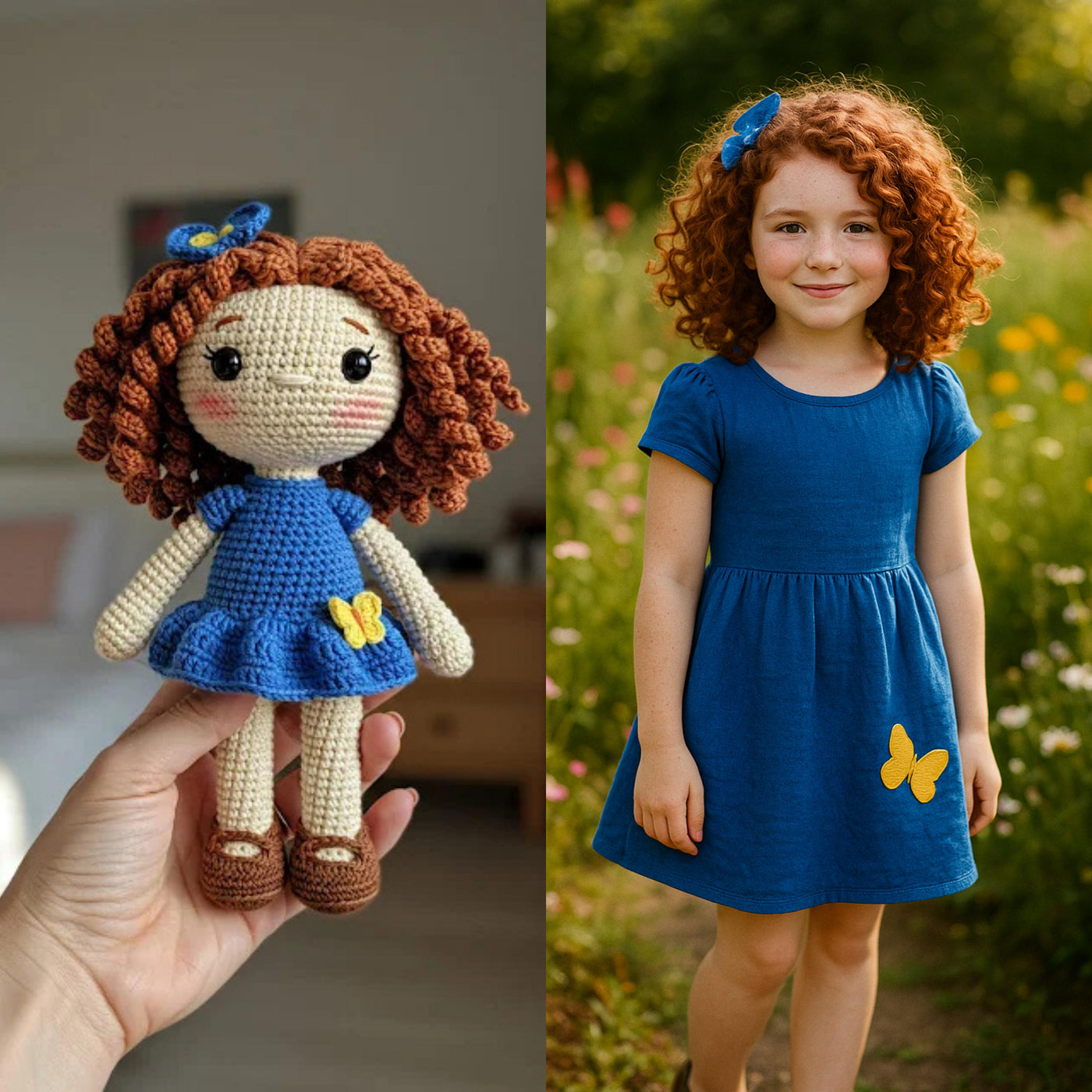 Handmade Custom Crochet Doll