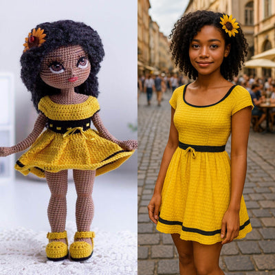 Handmade Custom Crochet Doll