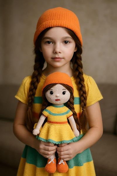 Handmade Custom Crochet Doll
