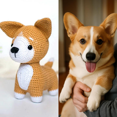 Handmade Custom Crochet Dog