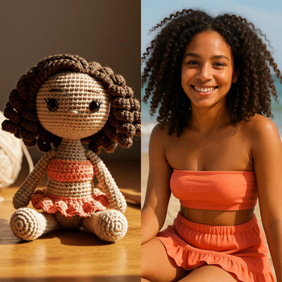 Handmade Custom Crochet Doll